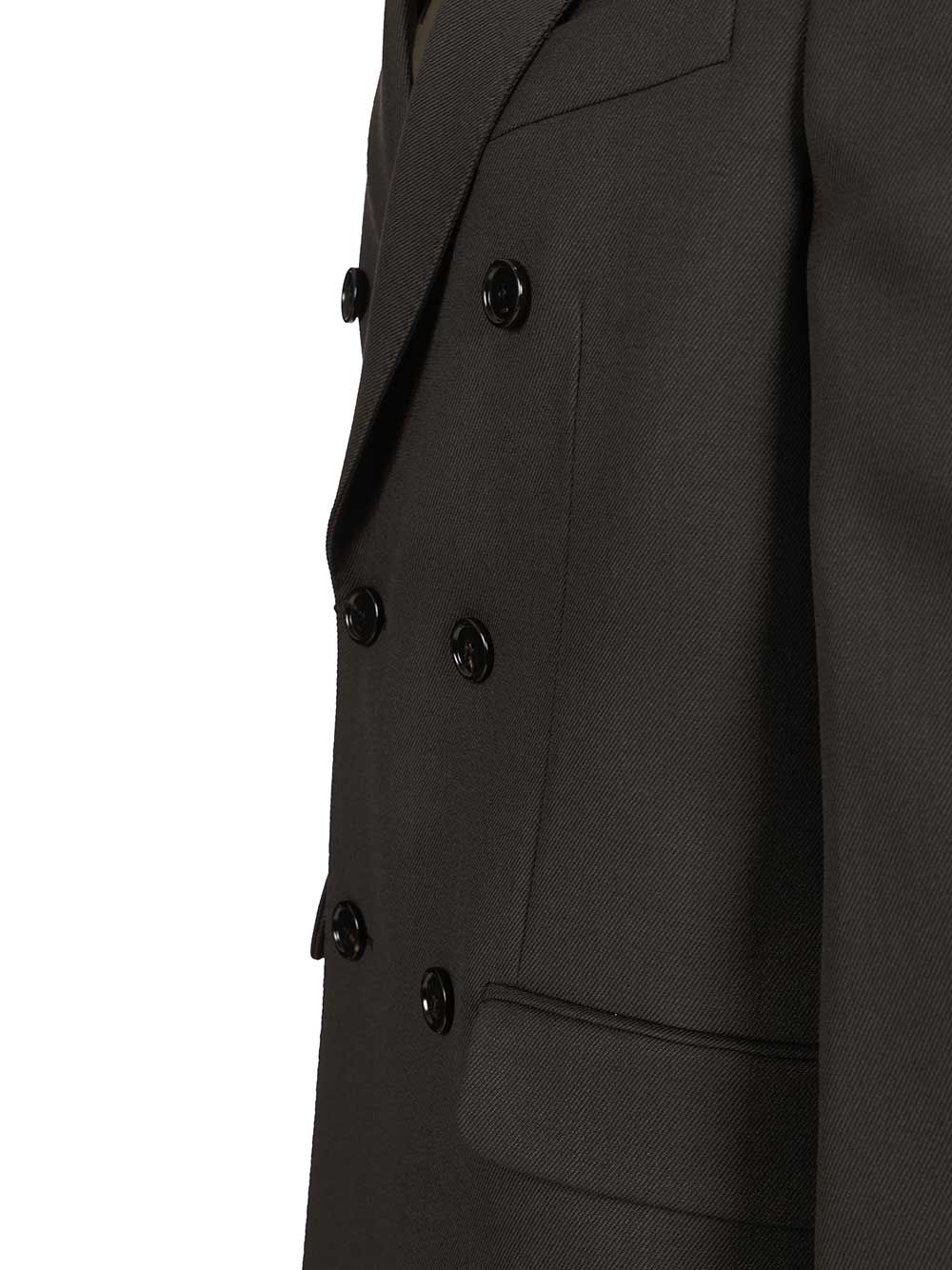 Ami Double Breasted Straight Coat Coats - Grey | 5ebeb7a7e904121310ad8d5be68a5df9cfc0755e