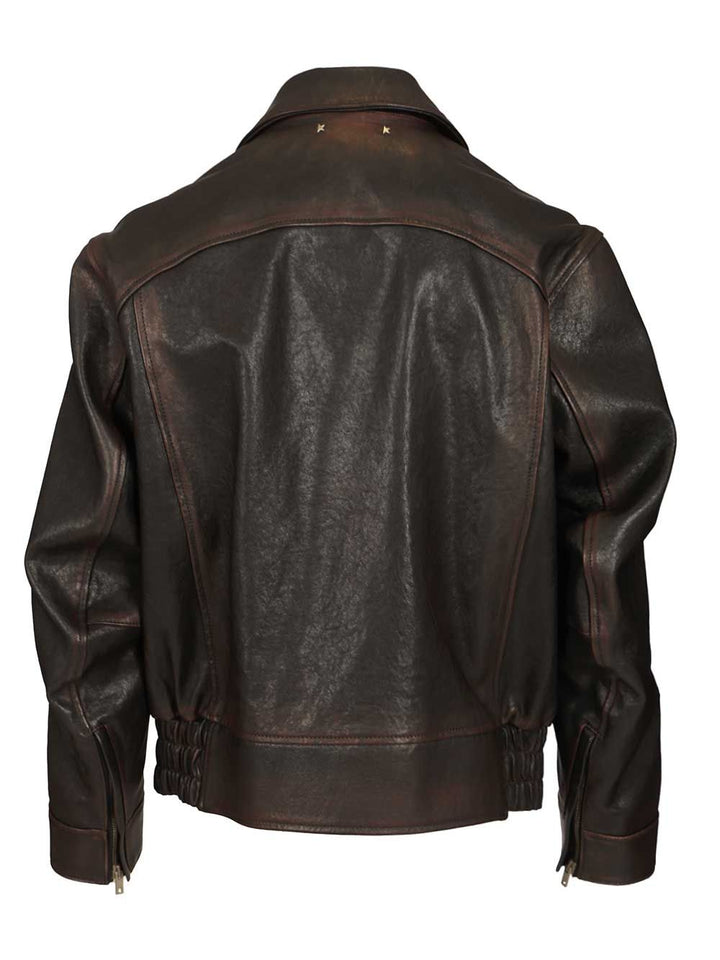 Golden Goose Deluxe Brand Nappa Bomber Jacket Jackets - Bordeaux | aaa2a5c7964dcbc693738ea0265257d219cadbf1