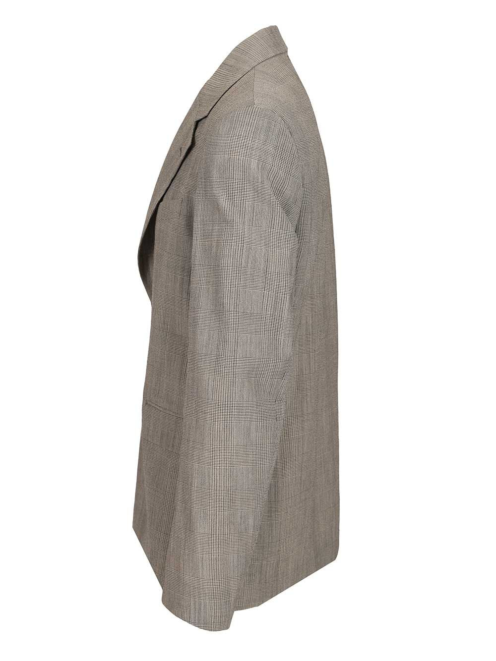 Golden Goose Deluxe Brand Prince Of Wales Wool Jacket Jackets - Grey | 03d23603356ca774b089f95239aeb1eec13a4633