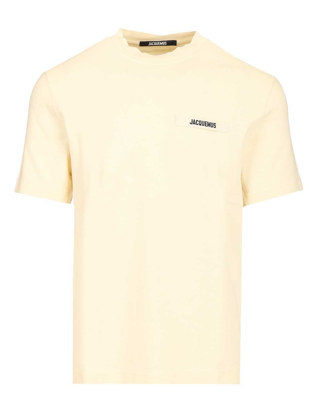 Jacquemus Le Tshirt Gros Grain T-Shirt - Beige | bc450b7969c15a343b9e82772bd4ec197bbda5cf