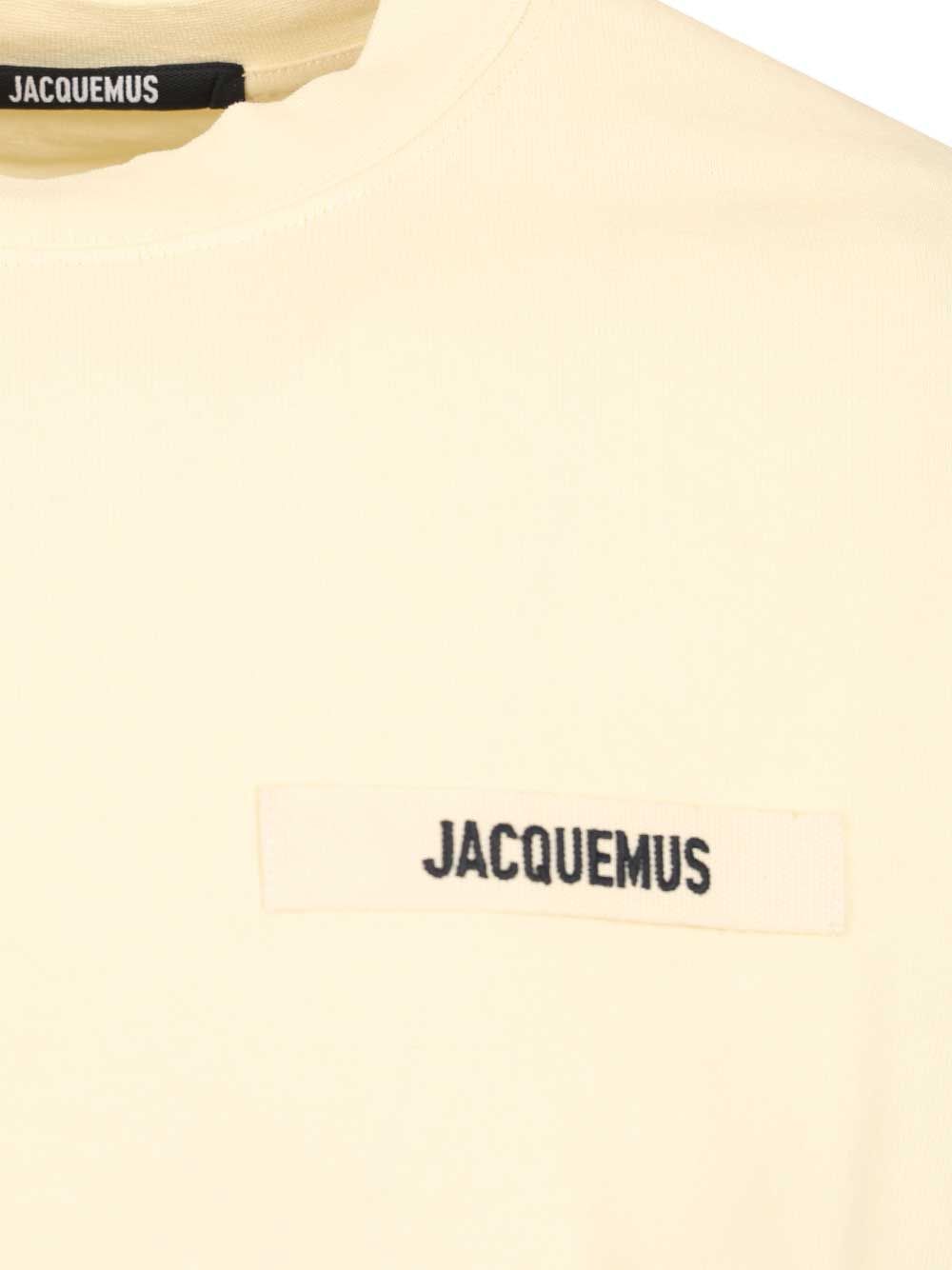 Jacquemus Cotton T-Shirt - Beige | e8b33dd2c04b307413bbb8d90d6c7eab432dd0d9