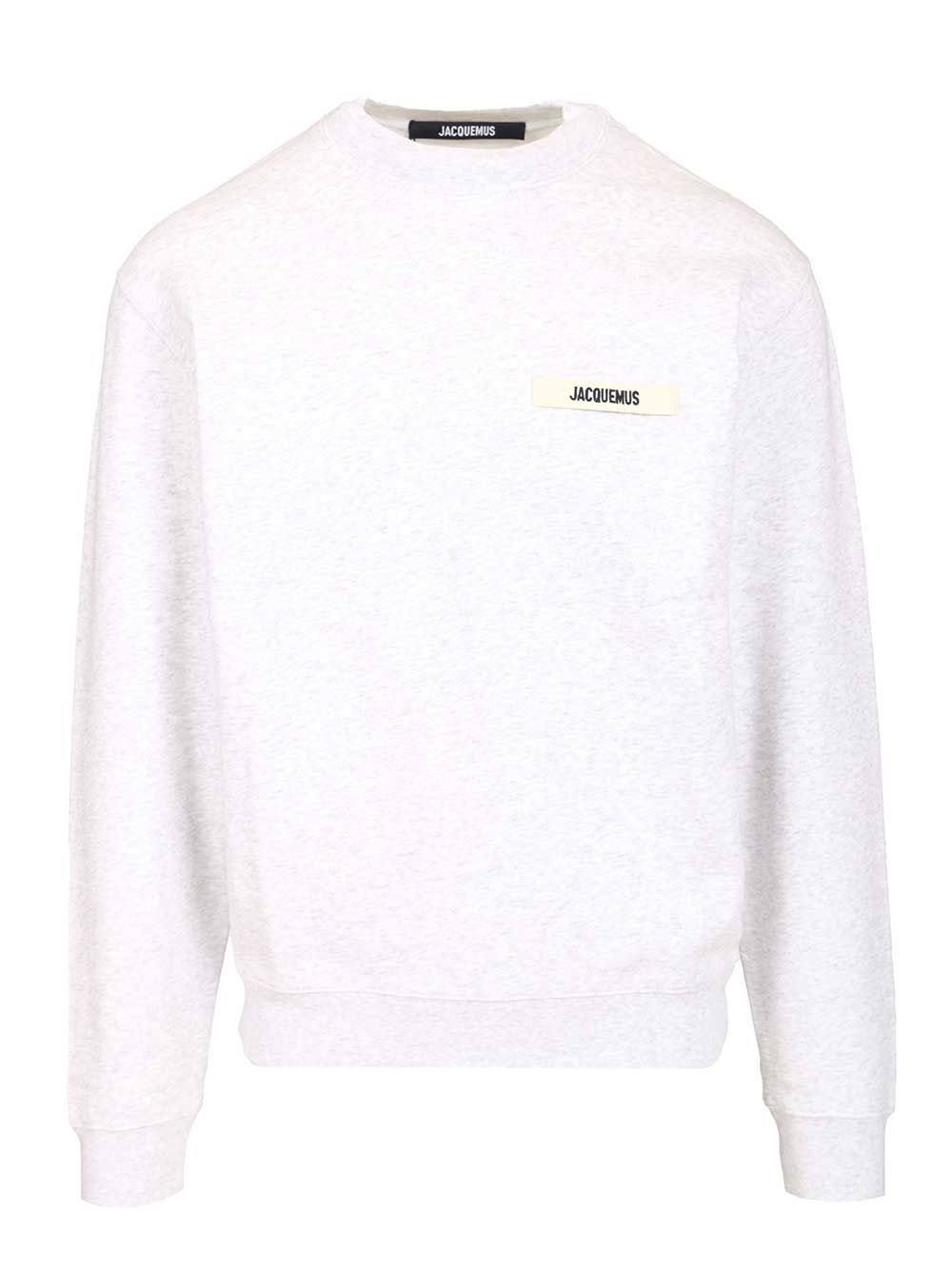 Jacquemus Cotton Sweatshirt Sweatshirts - Grey | aab3b984e03280cdaae6bb6e00c9982f8746944a