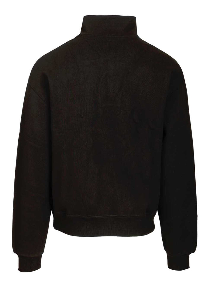 Jacquemus Le Camionneur Gros Grain Sweatshirts - Black | f1437b623b60c3953eb2439eb8ad4f50b450e193