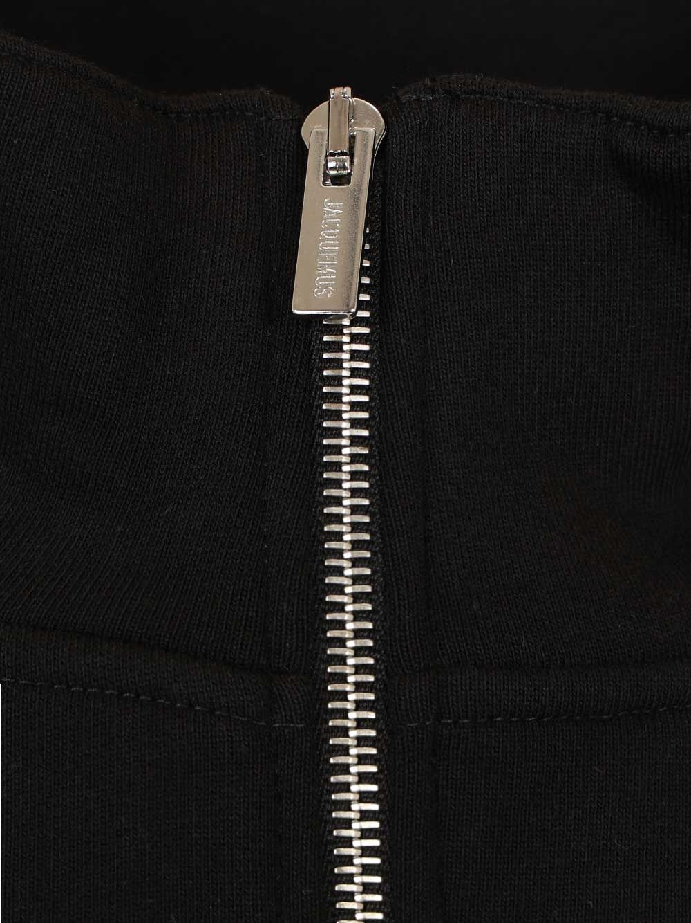 Jacquemus Le Camionneur Gros Grain Sweatshirts - Black | 0b791382fc68ca615f917a6030968b8d66401627