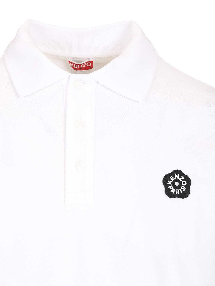 Kenzo Slim-Fit Cotton Polo shirt - White | fb55fad065cfcb0b53668bb9429995326960b6e5