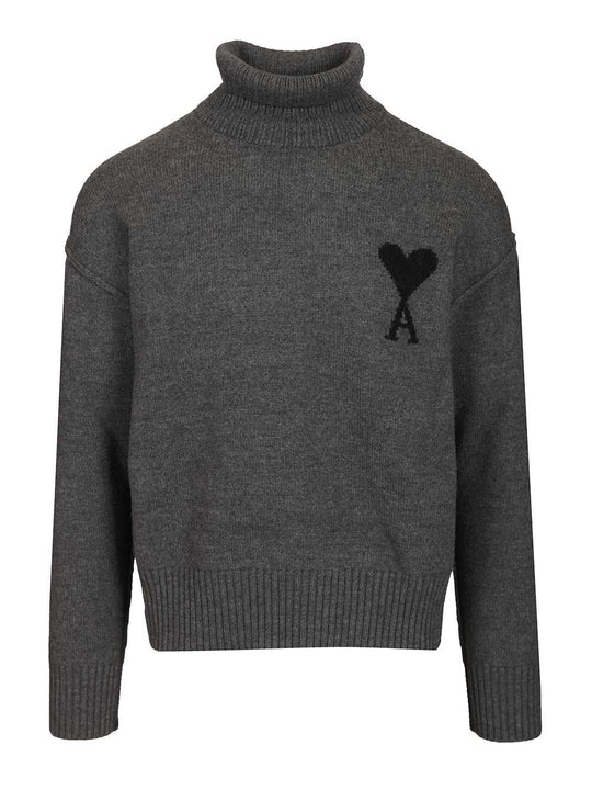 Ami De Coeur Knitwear Grey