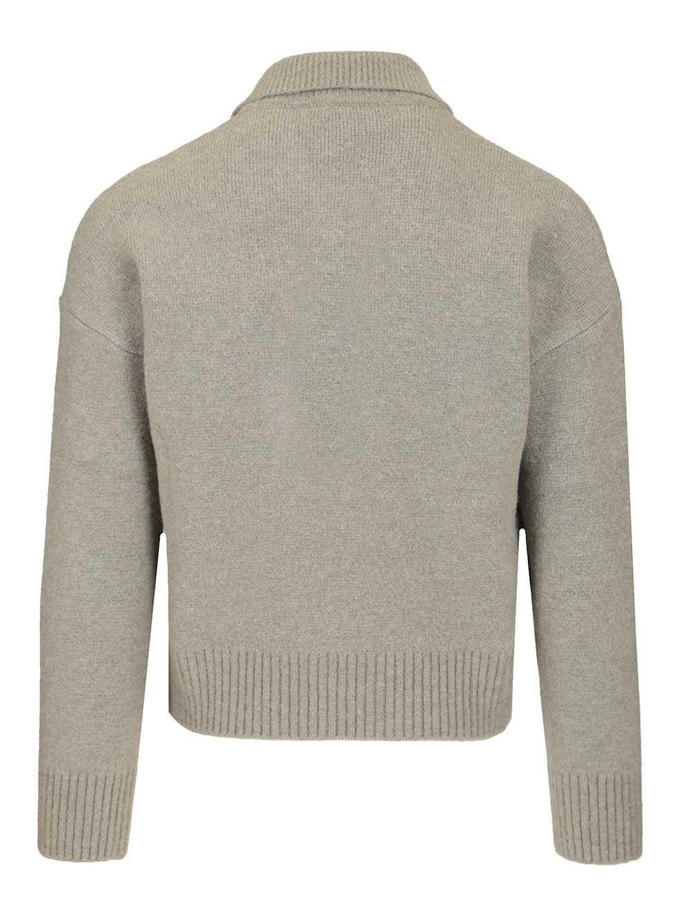 Ami Ami De Coeur Knitwear - Grey | 237981a9c4dabc17a6bc95bb0ffb1ddd16eec77d