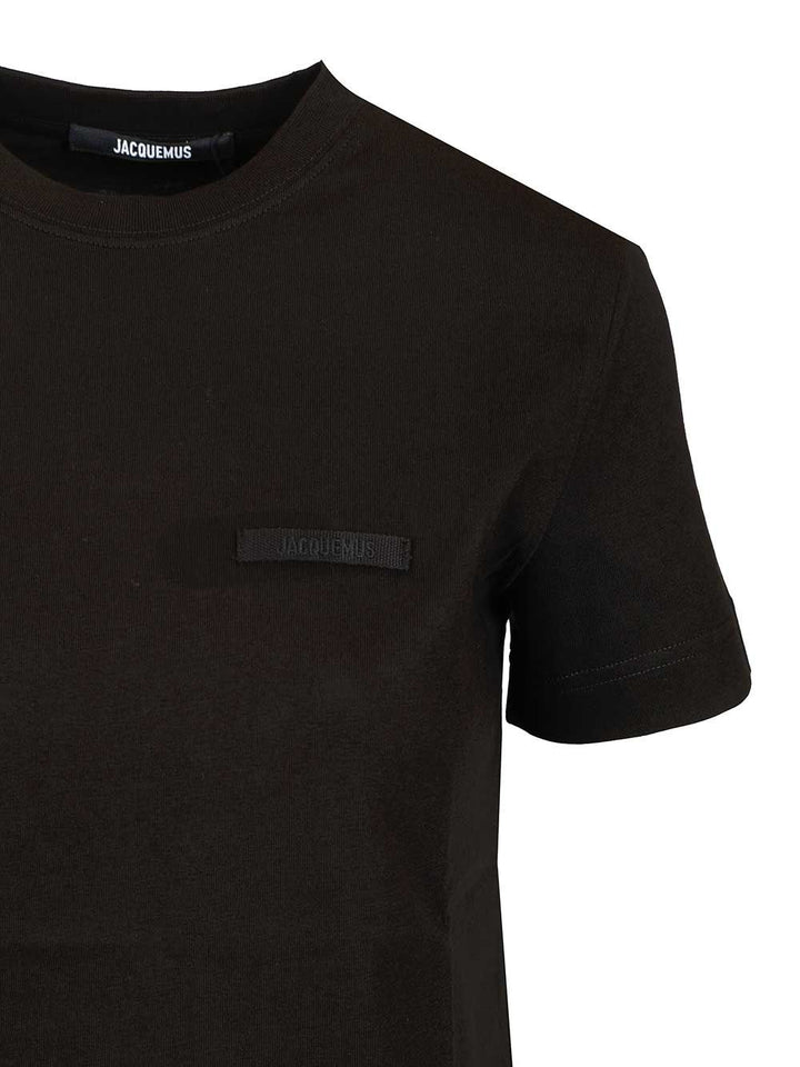 Jacquemus Cotton T-Shirt - Black | 963859b75a54c54e4afb3d7ceb309118e5f0ab13