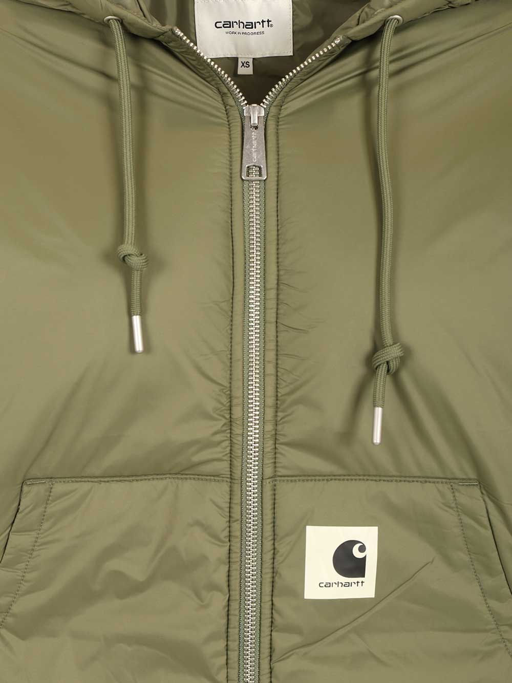 Carhartt Wip W' Hooded Gadd Jacket Recycled Nylon Taffeta Jackets - Green | 0d58e122614bc25fcdb587c7229563c014ef21d4