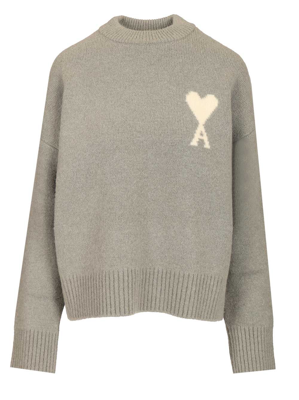 Ami Ami De Coeur Knitwear - Grey | f35bbc985b92eeb736242aa0f08206c9a7013007