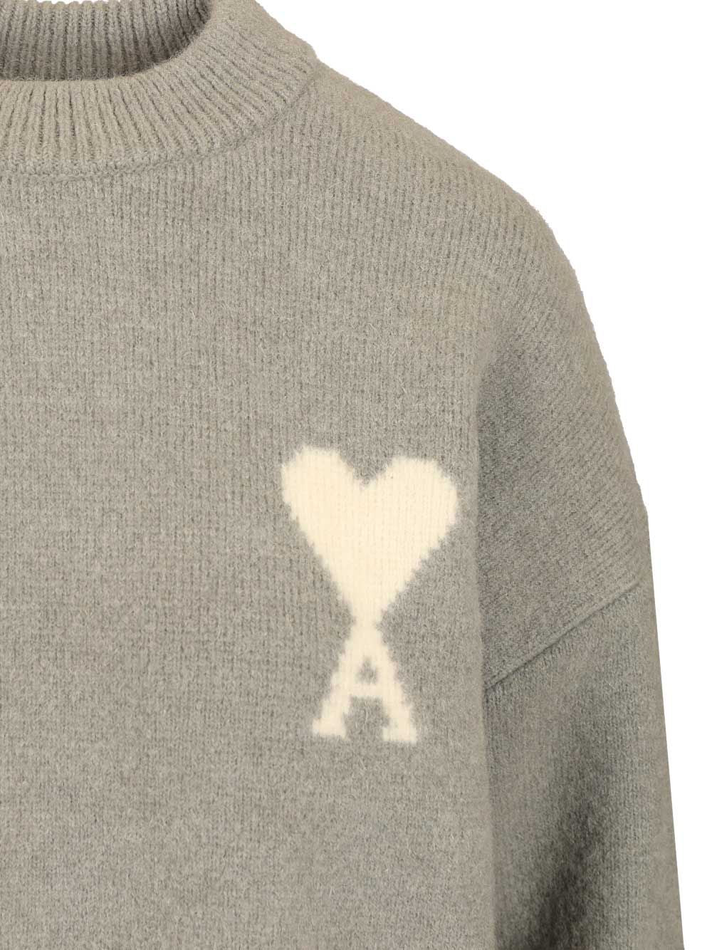 Ami Ami De Coeur Knitwear - Grey | 8f75a3f0331bcd8c2c4d506b6e0fa8b03f2839bd