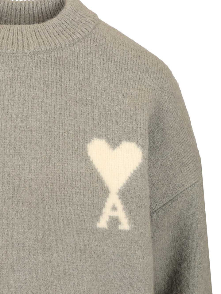 Ami Ami De Coeur Knitwear - Grey | 8f75a3f0331bcd8c2c4d506b6e0fa8b03f2839bd