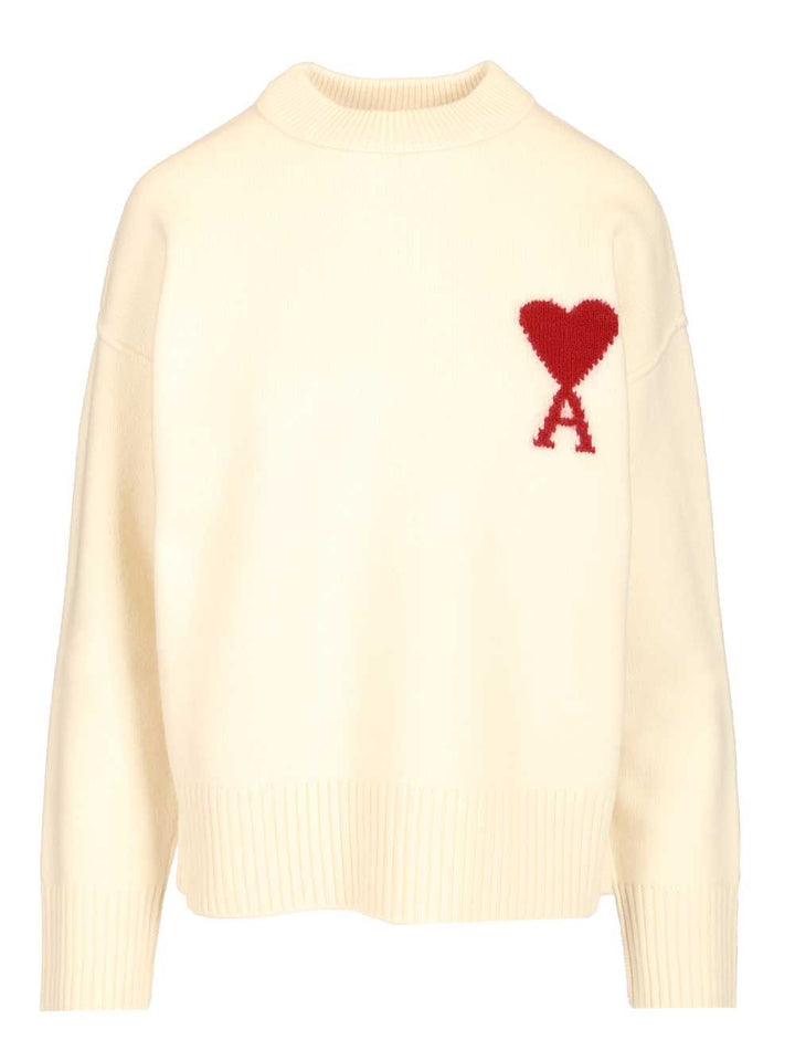 Ami Ami De Coeur Knitwear - White | 6ace49bf239e157e07bcbc6b3a2f092ea8471c0c