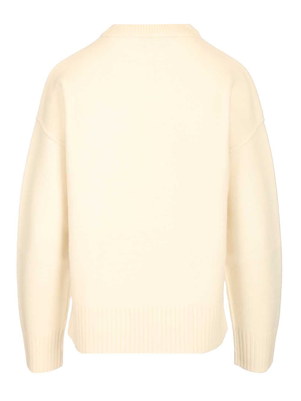 Ami Ami De Coeur Knitwear - White | 87255c5b16a653afe482a49093112db7fb00f1e7