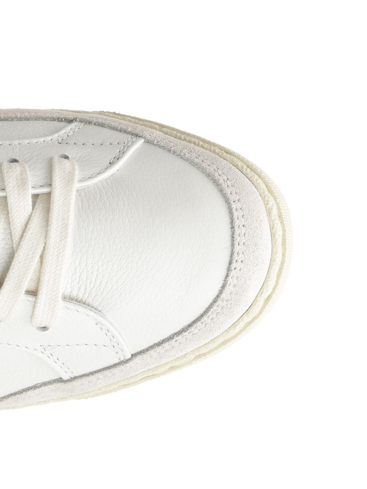 Tom Ford Suede + Grain Leather Low Top Sneakers - White | 5337023e1b6ad6dbeb836ca538f71a9dce6b4da3
