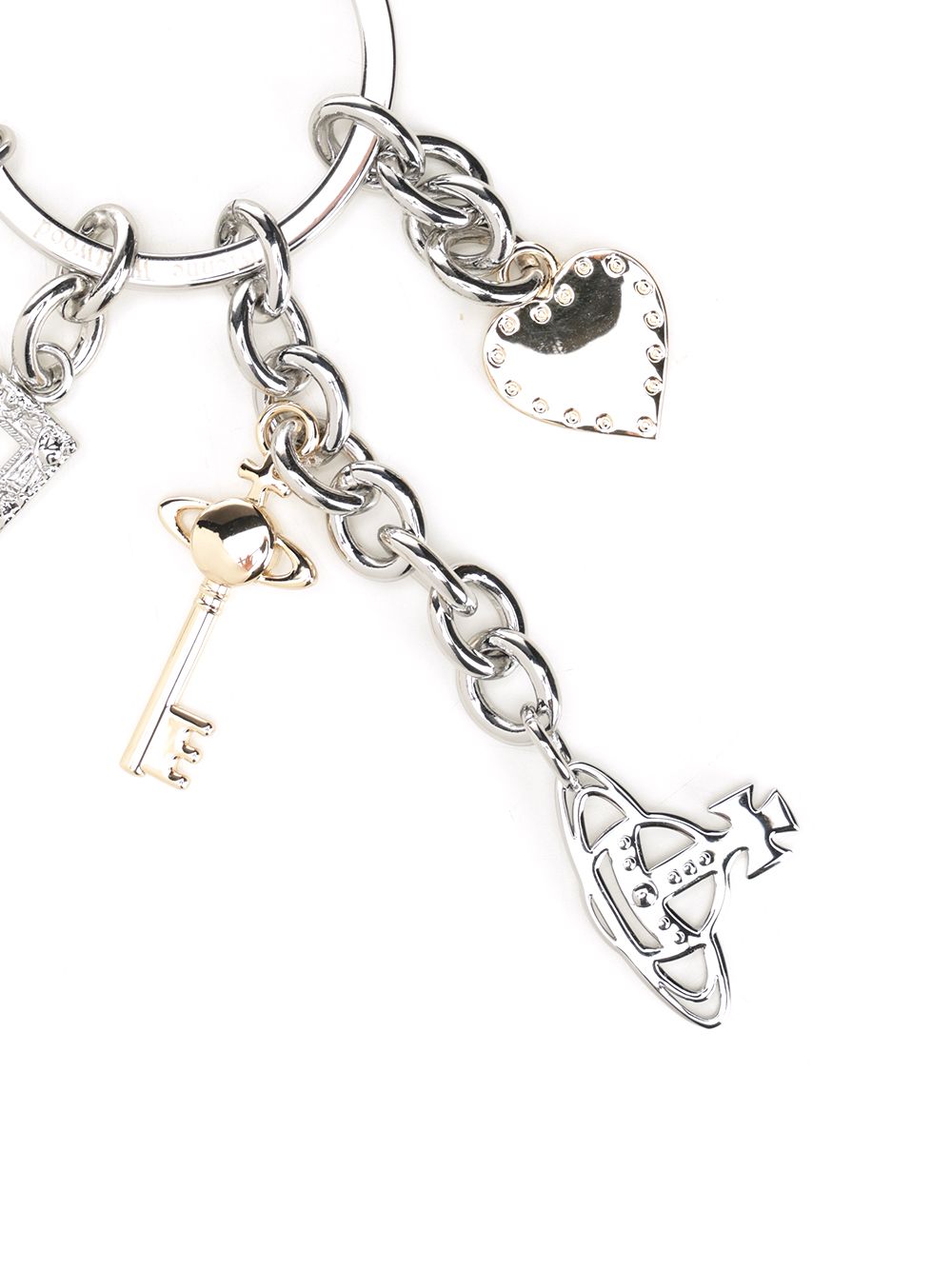 Vivienne Westwood Multi Charm Keyring Keyrings - Silver | 530b7a865db793e5e9f20744ca2ffa4ab8763abe