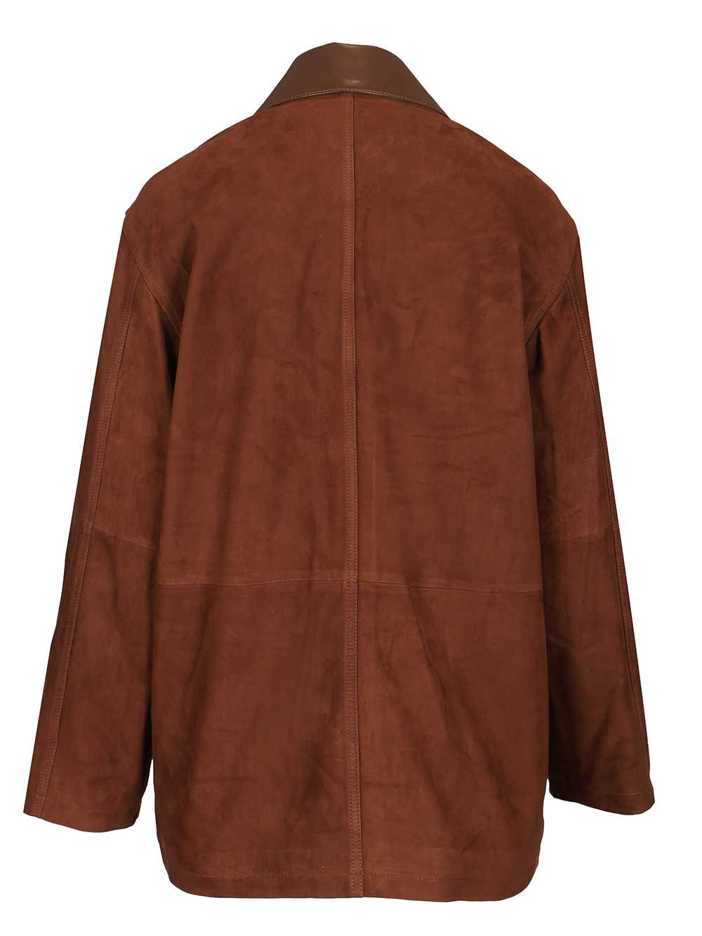 Arma Elsa Lamb Suede Jackets - Brown | d8d58de341841e64829e00a31603eb0a11f7c562