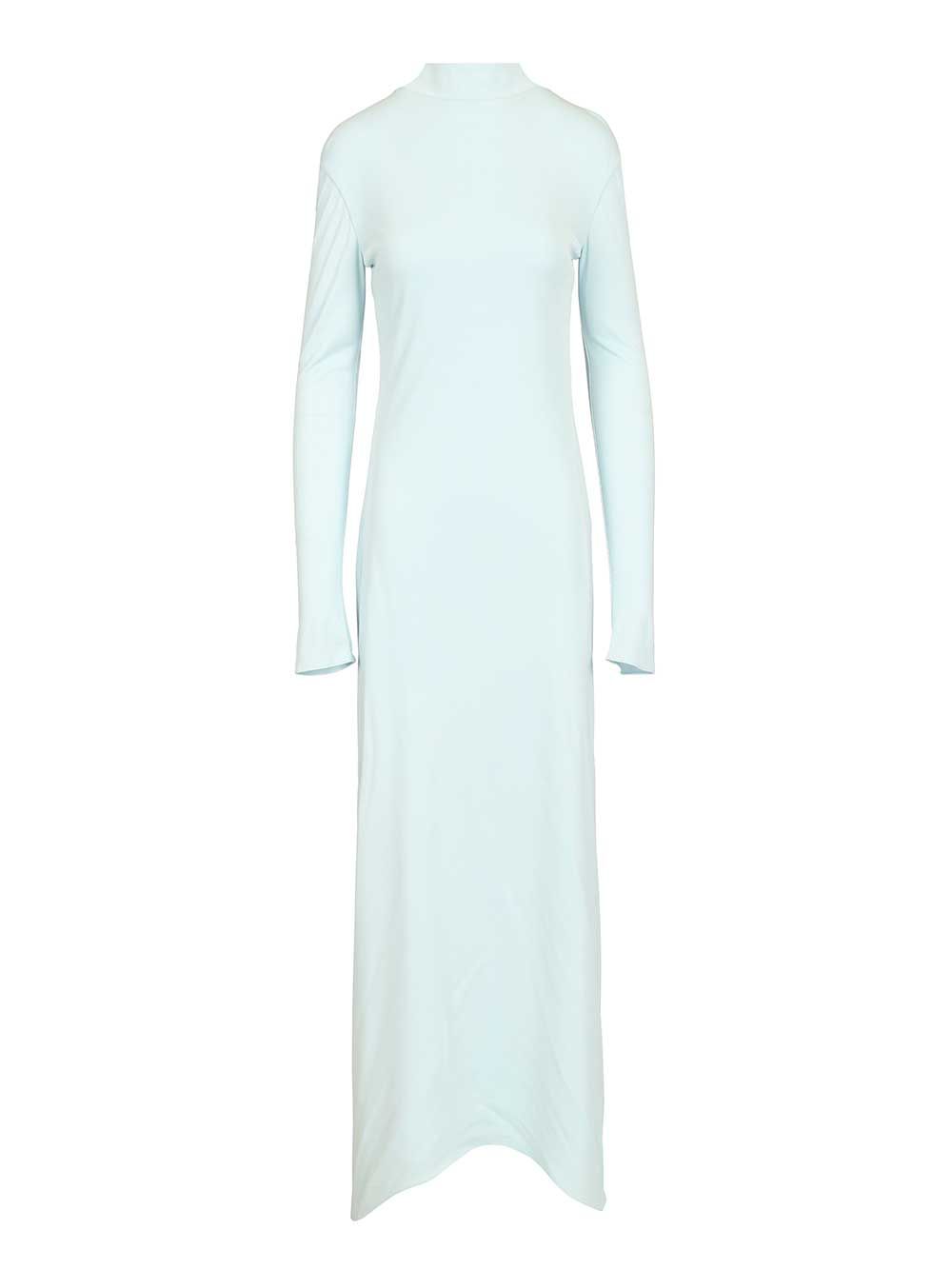 Tom Ford Backless Dress In Crepe Jersey Dresses - Light blue | 2cff8650f3b268ffc65a4b8c98ef4a96b22bbda9