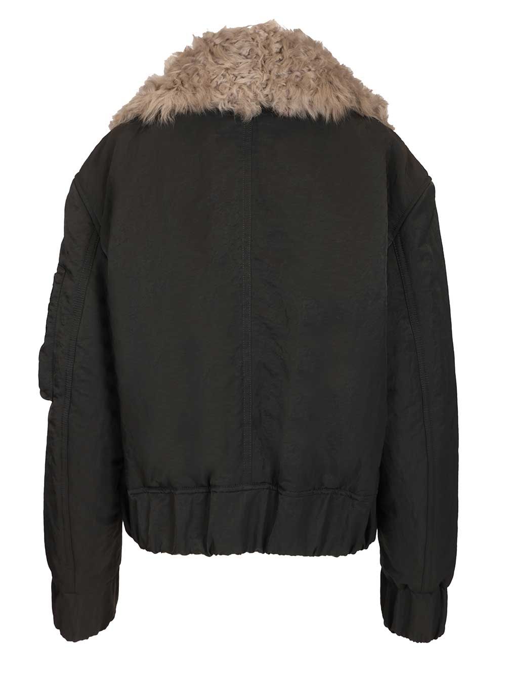 Ami Padded Bomber Jacket Jackets - White | 8f2747845336d9e22ecafde4ae000cdf29d1f149