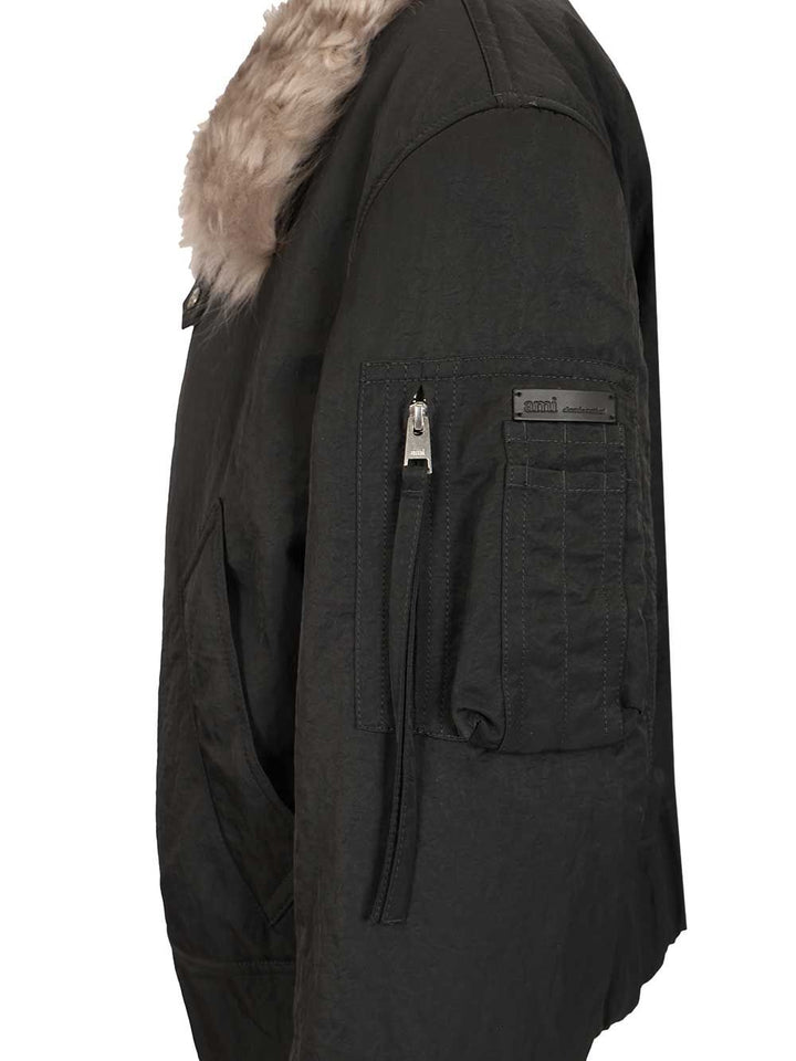 Ami Padded Bomber Jacket Jackets - White | 3a09f0b8685d3ec640c63bab77640eb59b59282a