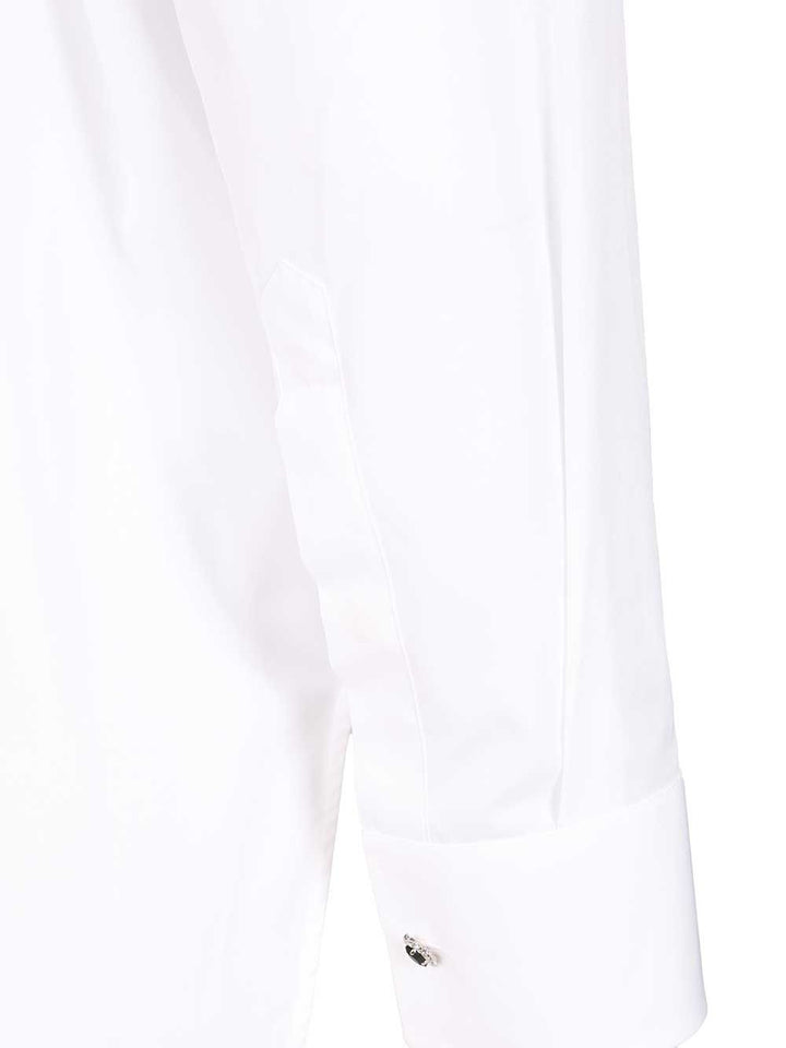 Golden Goose Deluxe Brand Oversized Shirt Shirts - White | 41ab1ef2cfa49d51eafaa9c4afe826085dc815b7