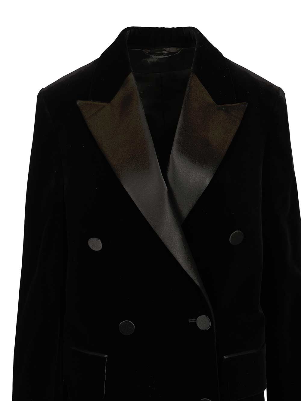 Golden Goose Deluxe Brand Double-Breasted Jacket Jackets - Black | bbbccf40e92a2183d2296a740d413666804c1453