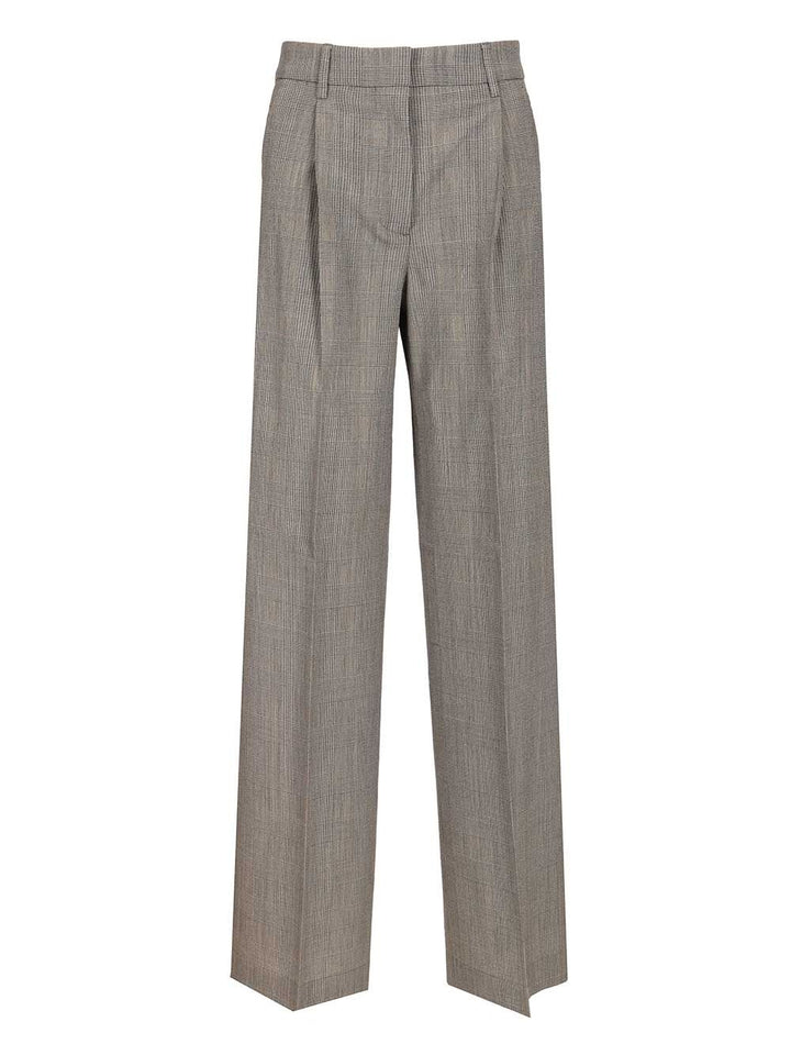 Golden Goose Deluxe Brand Oversized Prince Of Wales Trousers - Grey | 99467c4c826379ef38a3841a53f22981af51461c
