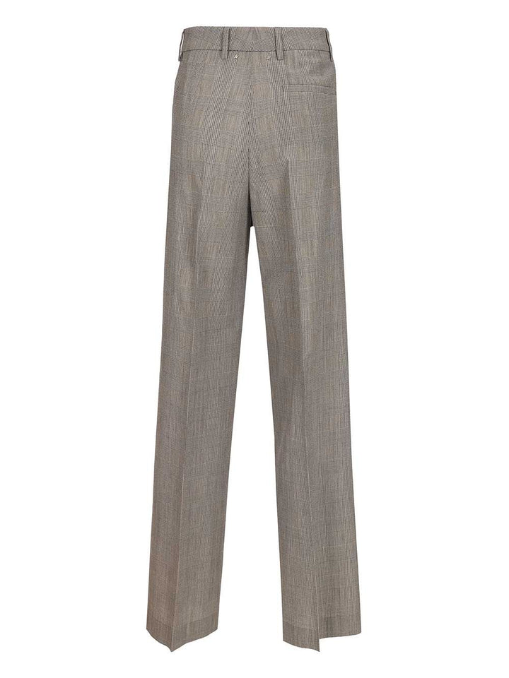 Golden Goose Deluxe Brand Oversized Prince Of Wales Trousers - Grey | 760bea032fa8b1115a3a8f2492890722ce440655