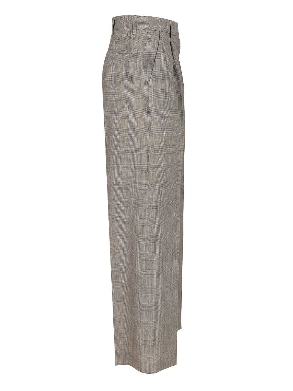 Golden Goose Deluxe Brand Oversized Prince Of Wales Trousers - Grey | cc08ee3fa2e72ee5dcb9b3b7fb81414ce2b677f7