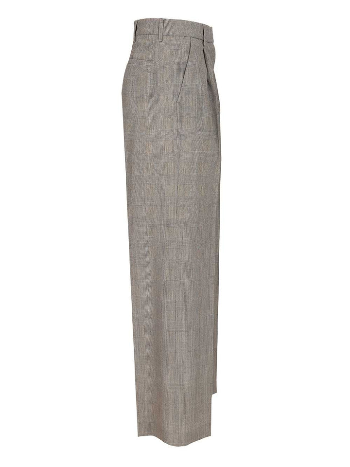 Golden Goose Deluxe Brand Oversized Prince Of Wales Trousers - Grey | cc08ee3fa2e72ee5dcb9b3b7fb81414ce2b677f7
