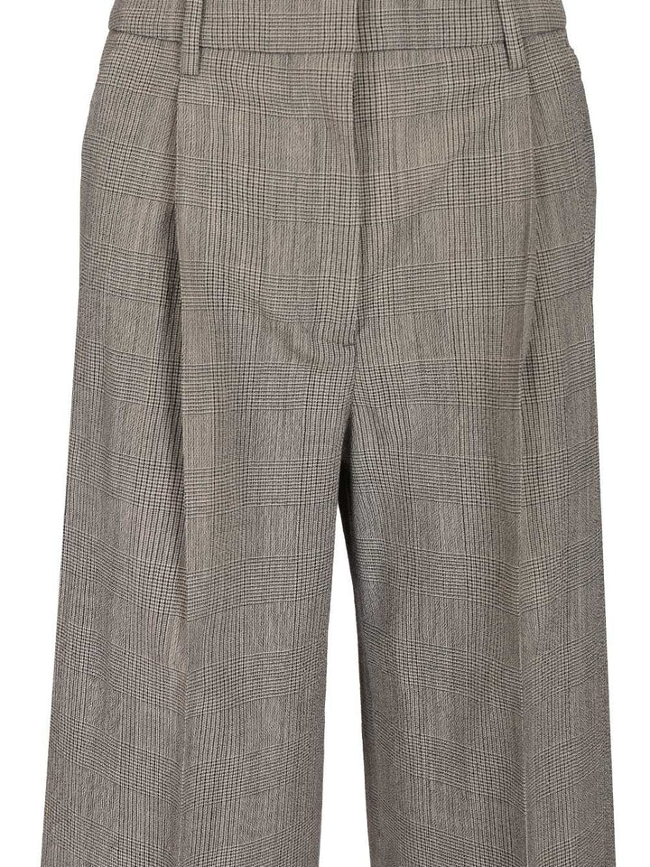 Golden Goose Deluxe Brand Oversized Prince Of Wales Trousers - Grey | 91464be039bee83cd73d85cf9a7b2a5ca1736a31