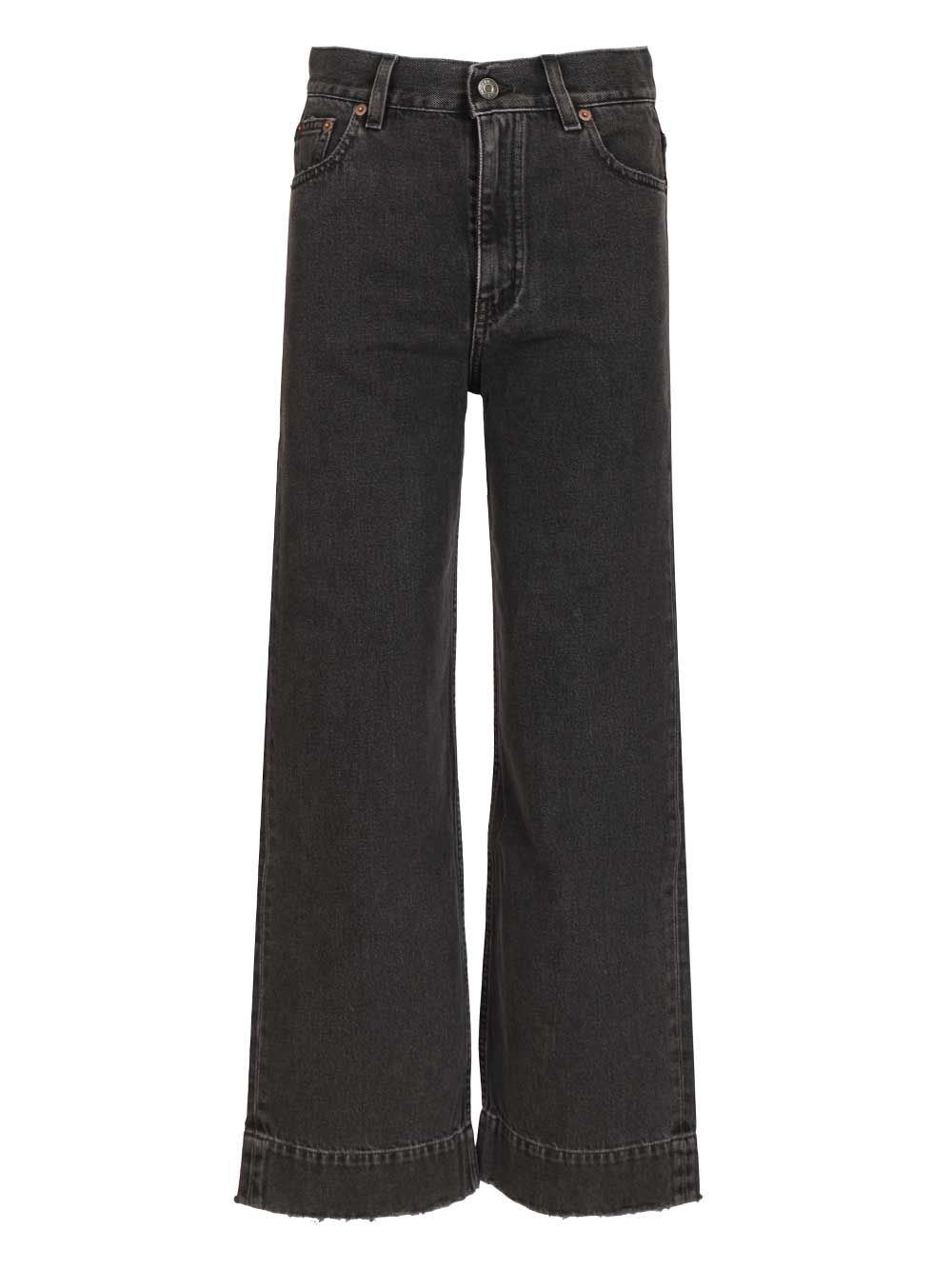 Chloe' Cropped Jeans - Black | 0b1dabbe666bdccf3f90ccd26d50ee160a0a23c5