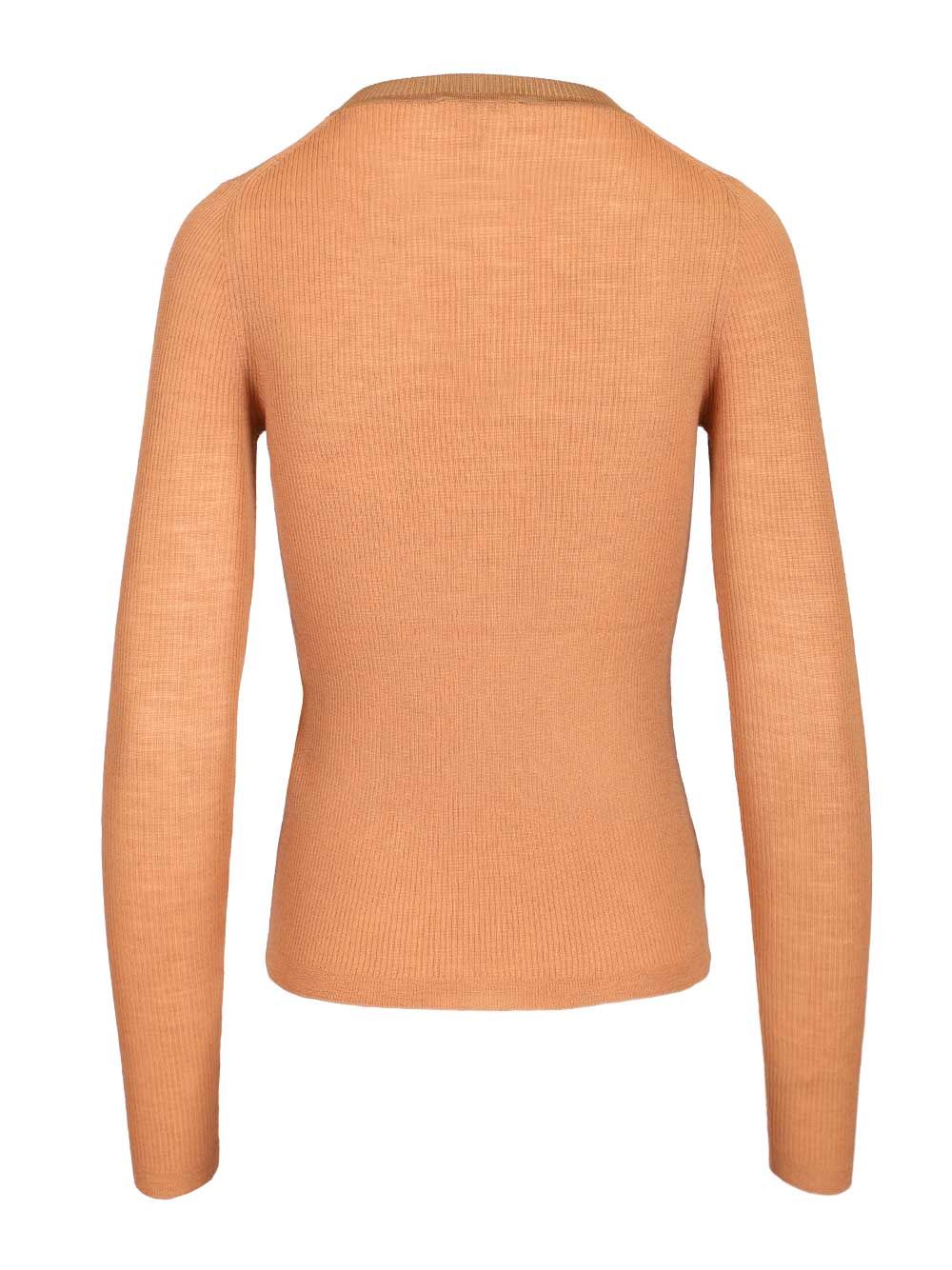 Chloe' Henley T-Shirt - Brown | f856d241bba51adb5607fc9e34230133bfdacc15