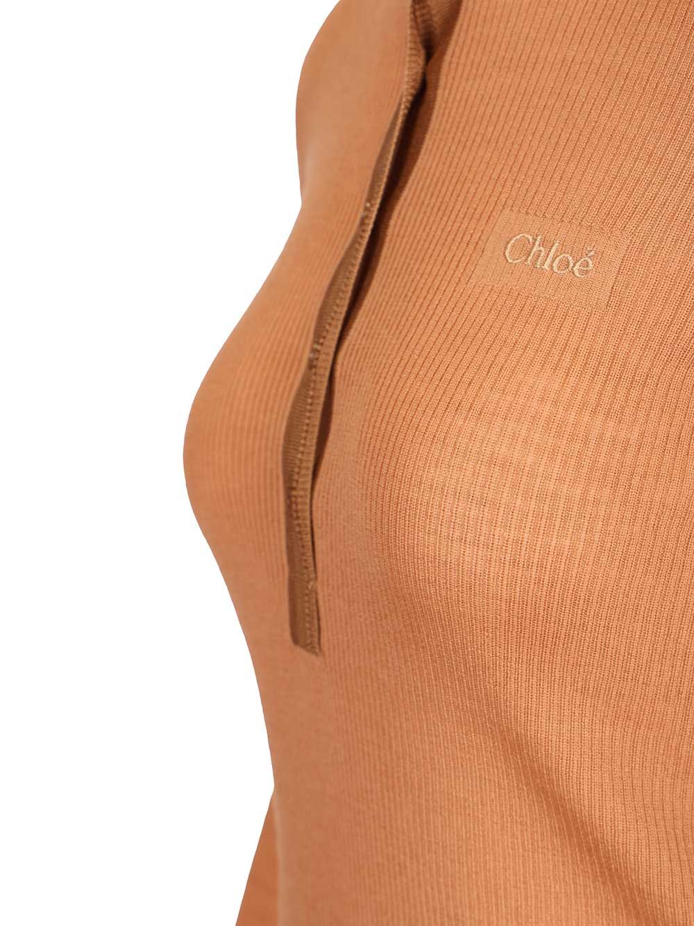 Chloe' L/S T-Shirt - Brown | a591550c58eab3c5a4e2bf5498443efec6ea2af6