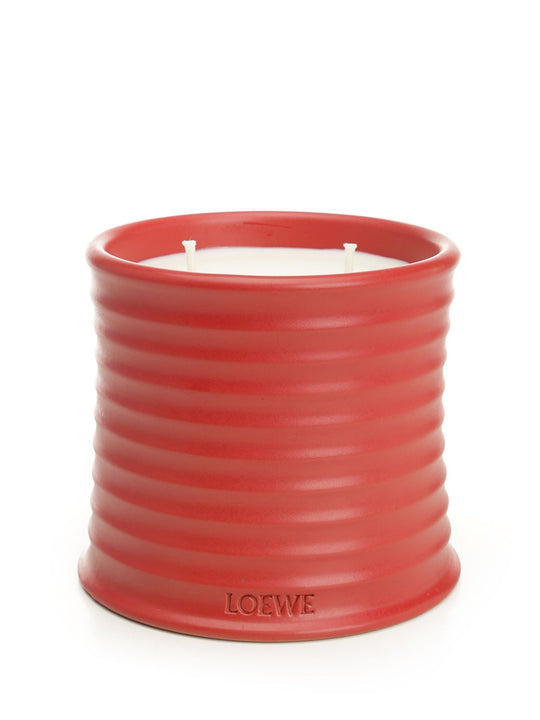 Medium Tomato Leaves Candle Arredamento Red