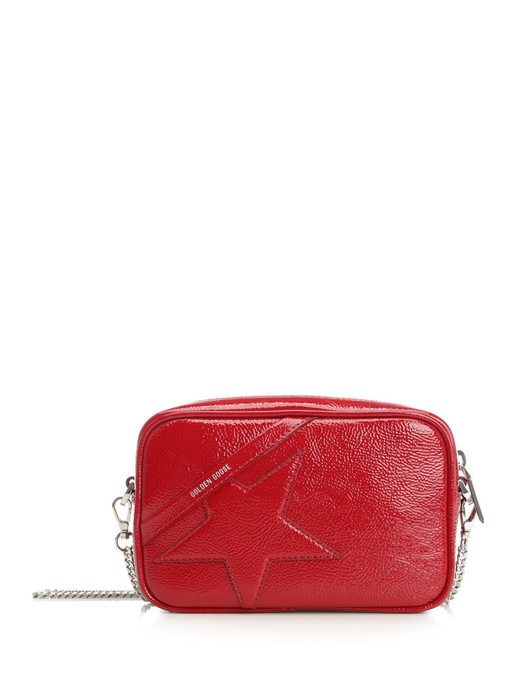 Golden Goose Deluxe Brand Mini Star Bag Naplack Leather Body And Star Crossbody Bags - Red | e706e5a911ab8ca3434799afe8197084593afbc4