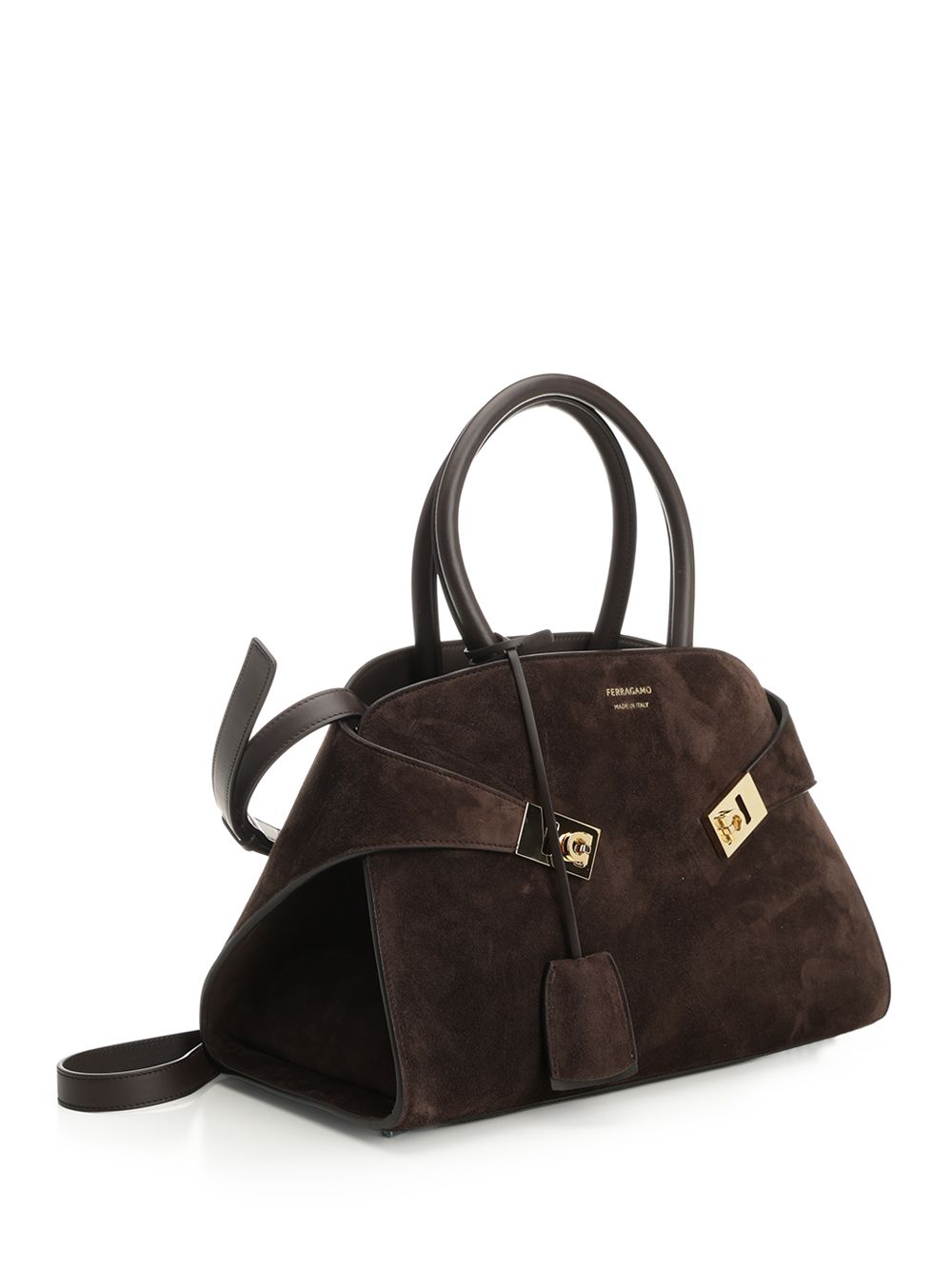 Ferragamo Hug Handbags - Brown | 998179c9af978c4f8d4c647ab728a92b27b77746