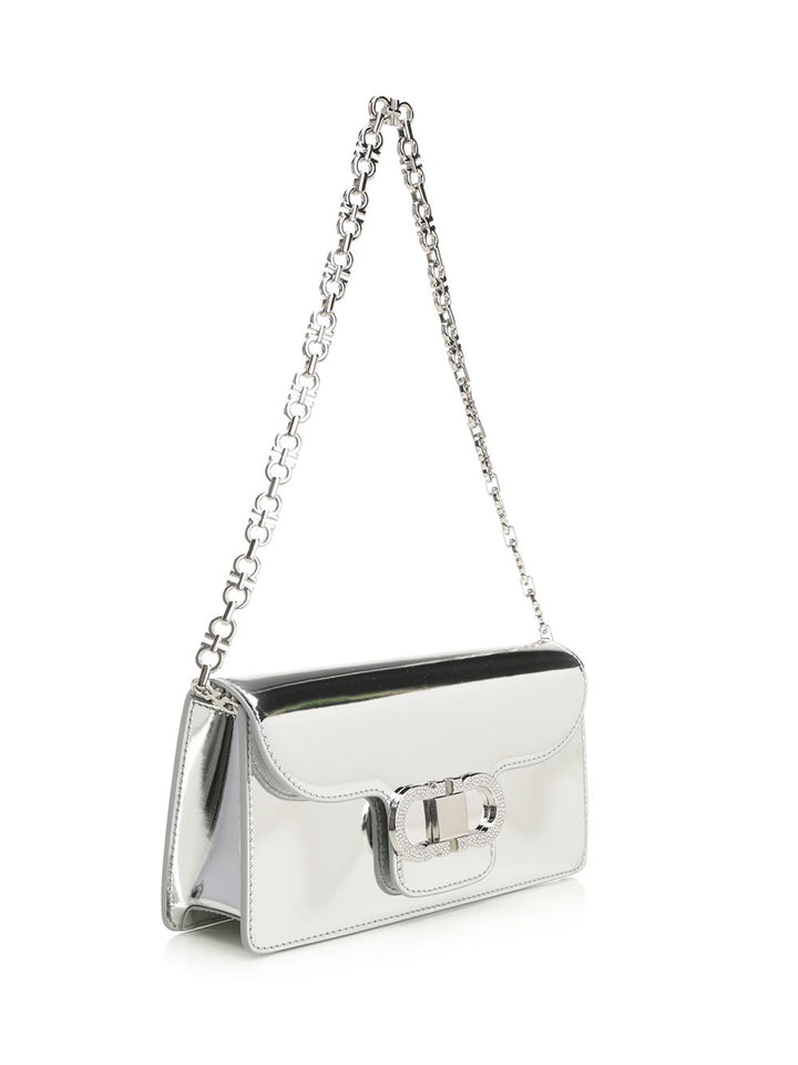 Ferragamo Mini Bag Shoulder Bags - Silver | b594fb23bd2cc9e8d881ae72e74467401c1580aa
