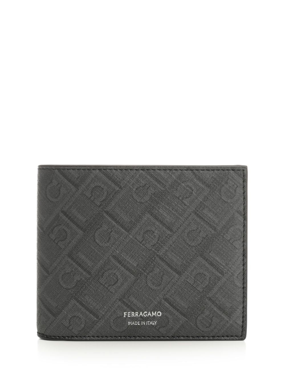 Ferragamo Leather Wallet Monogram Wallets - Grey | 2c609c45af297019179aa3a65d871534170d5613