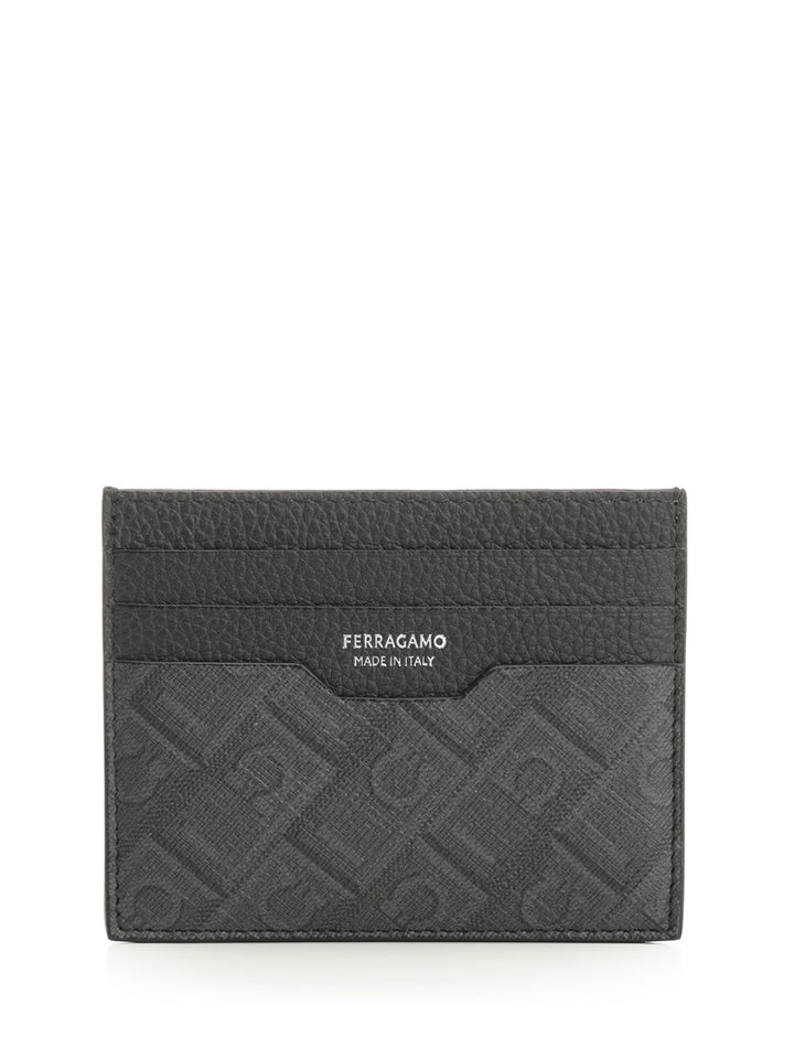 Ferragamo Monogram Card Holder Wallets - Grey | ae5a71a82b8447c6600bf5c243b960966e909481