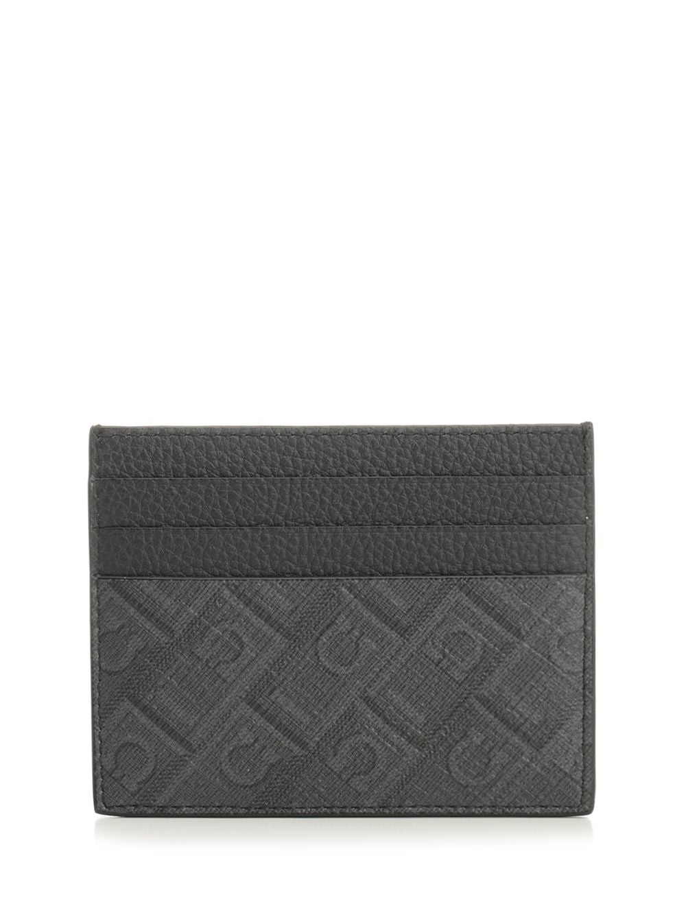 Ferragamo Leather Wallet Monogram Wallets - Grey | 7c2a422e000c6a28feff423022c4a69d28f5c1bc