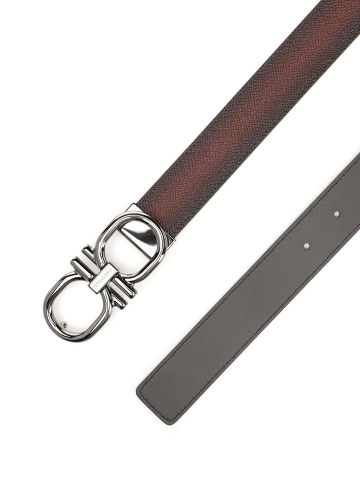 Ferragamo Double Adjus Belt Belts - Brown | 031e78aa5b6223dee79962ab72990eb639d37fa4