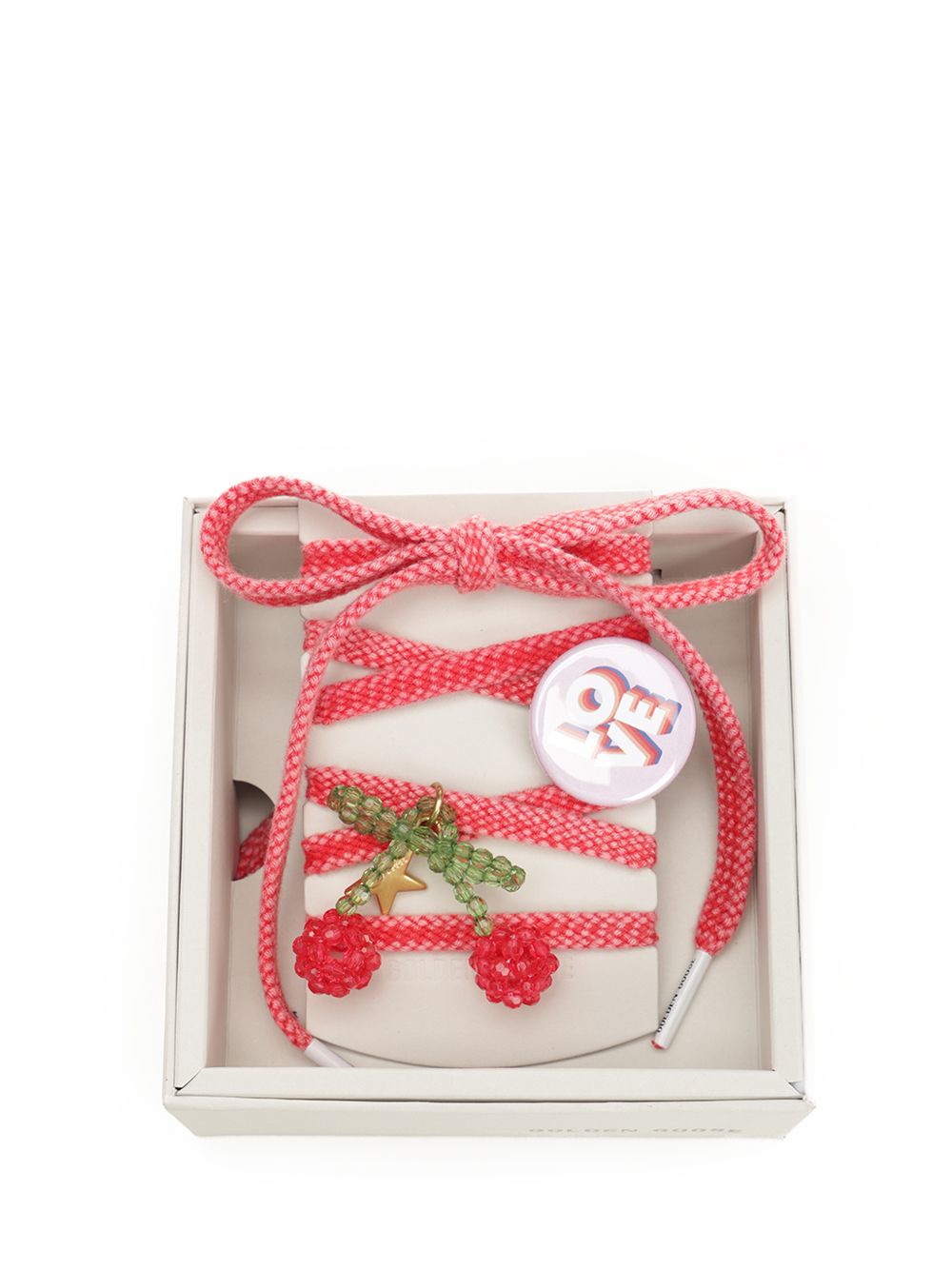 Golden Goose Deluxe Brand Red Skins Laces Beauty - Red | 39175384b4bf4e0c414cf183796602c3e80edb1a