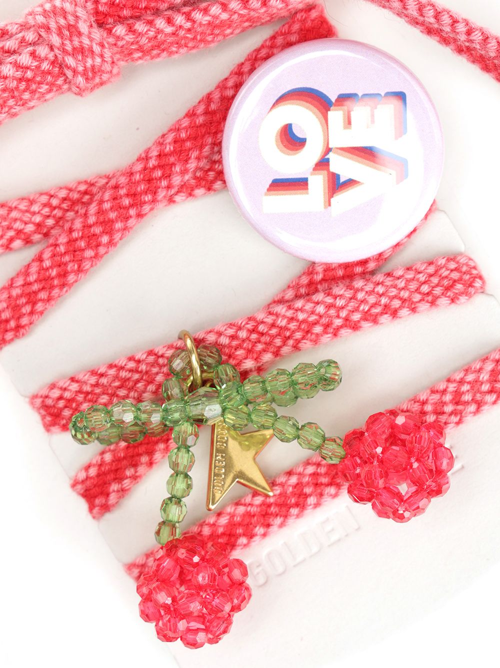 Golden Goose Deluxe Brand Red Skins Laces Beauty - Red | d5b1631569aad2f3d03311d17fc6a53eda91754f