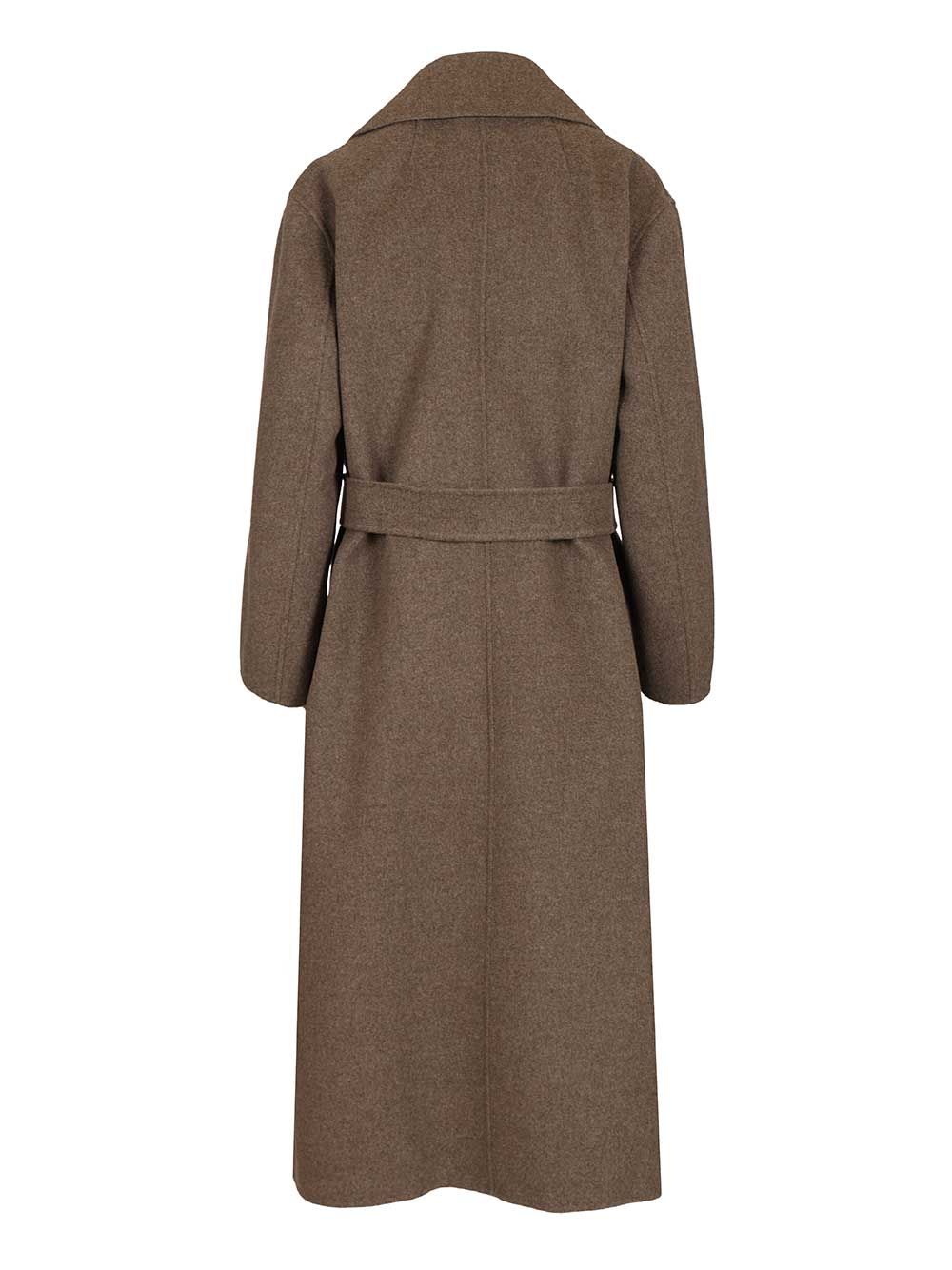 ' S Max Mara Luna Wrap Coat In Virgin Wool Coats - Red | b47bf7d59213442a9ccaf9ab8fe6f04f43c3a02b