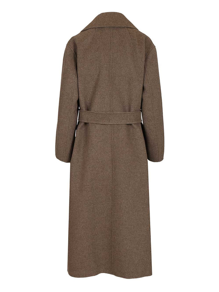 ' S Max Mara Luna Wrap Coat In Virgin Wool Coats - Red | b47bf7d59213442a9ccaf9ab8fe6f04f43c3a02b