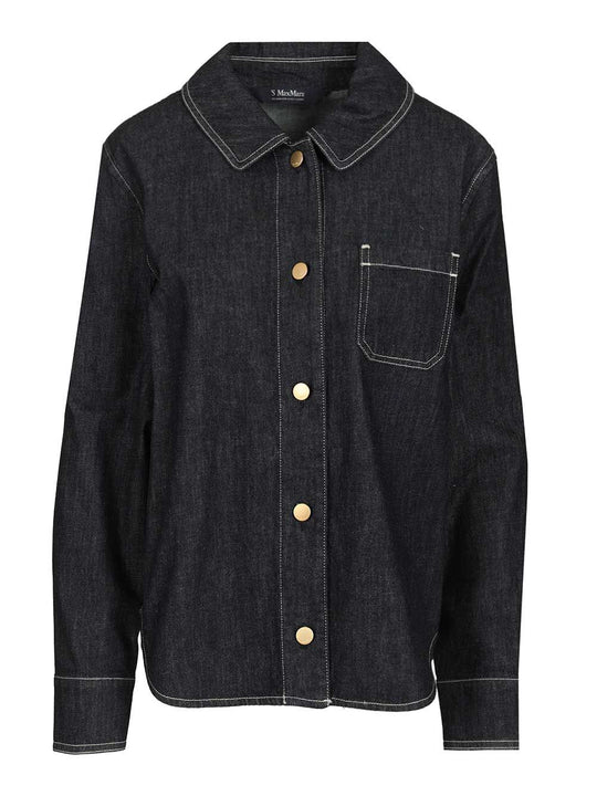 Denim Shirt Casual Blue