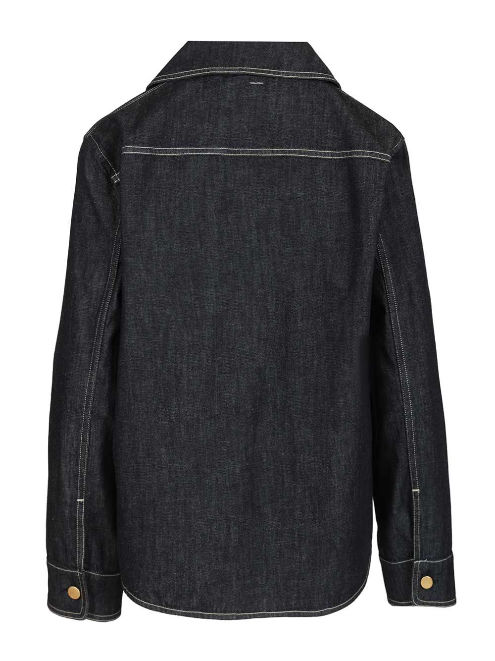 'S Max Mara Denim Shirt Casual - Blue | 4f1cf46fac8c884c2c8693b45586d80929d4ff54