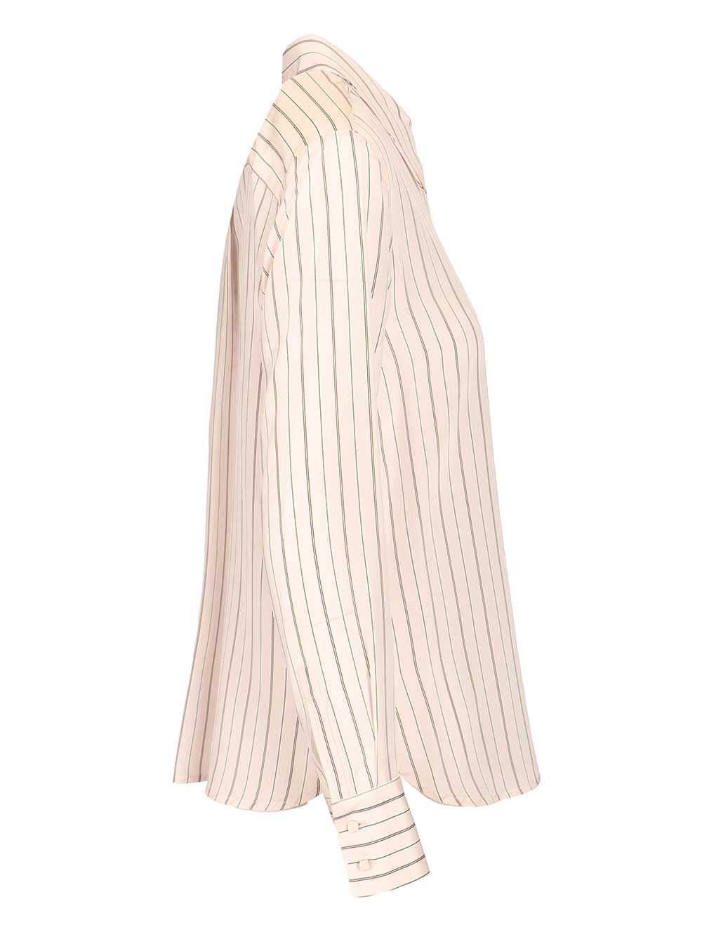 Max Mara Studio Crêpe De Chine Shirt Shirts - Rose | 2d9987816a097a271456dedc2d91e0d1130fd6c8