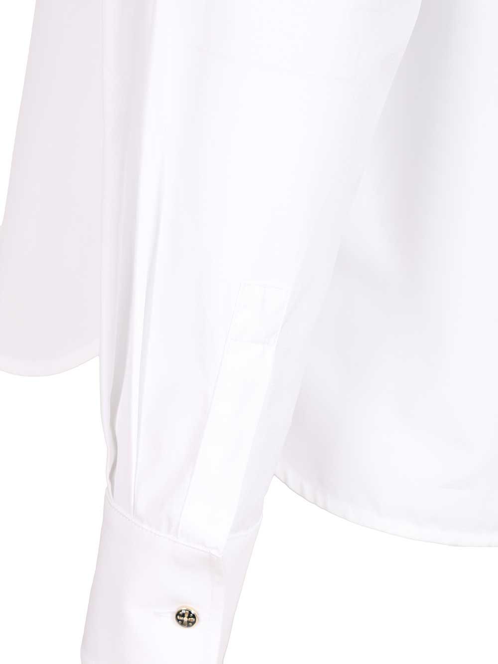 Max Mara Embroidered Poplin Shirt Shirts - White | 4a93426afe303af7955b0fad8b231cc734c9919b